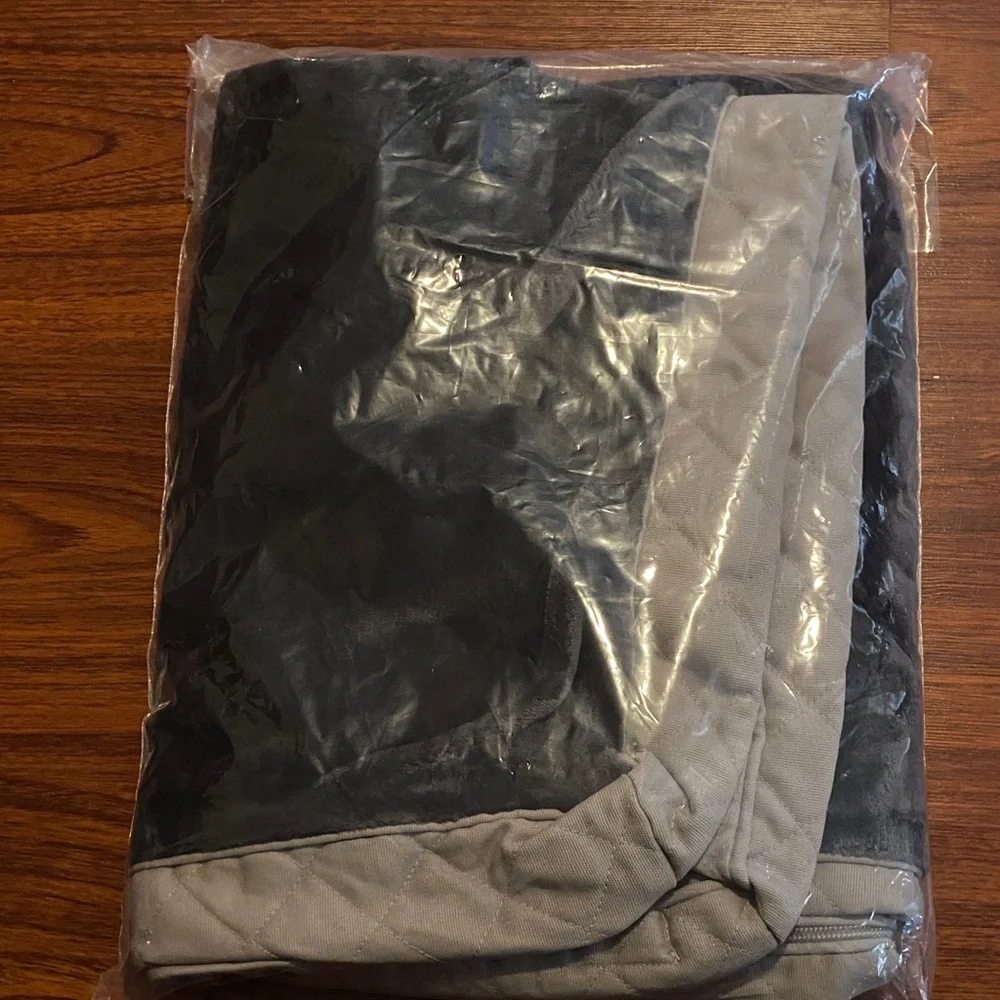 The Company Store Plush Gray Pet Bed Cover